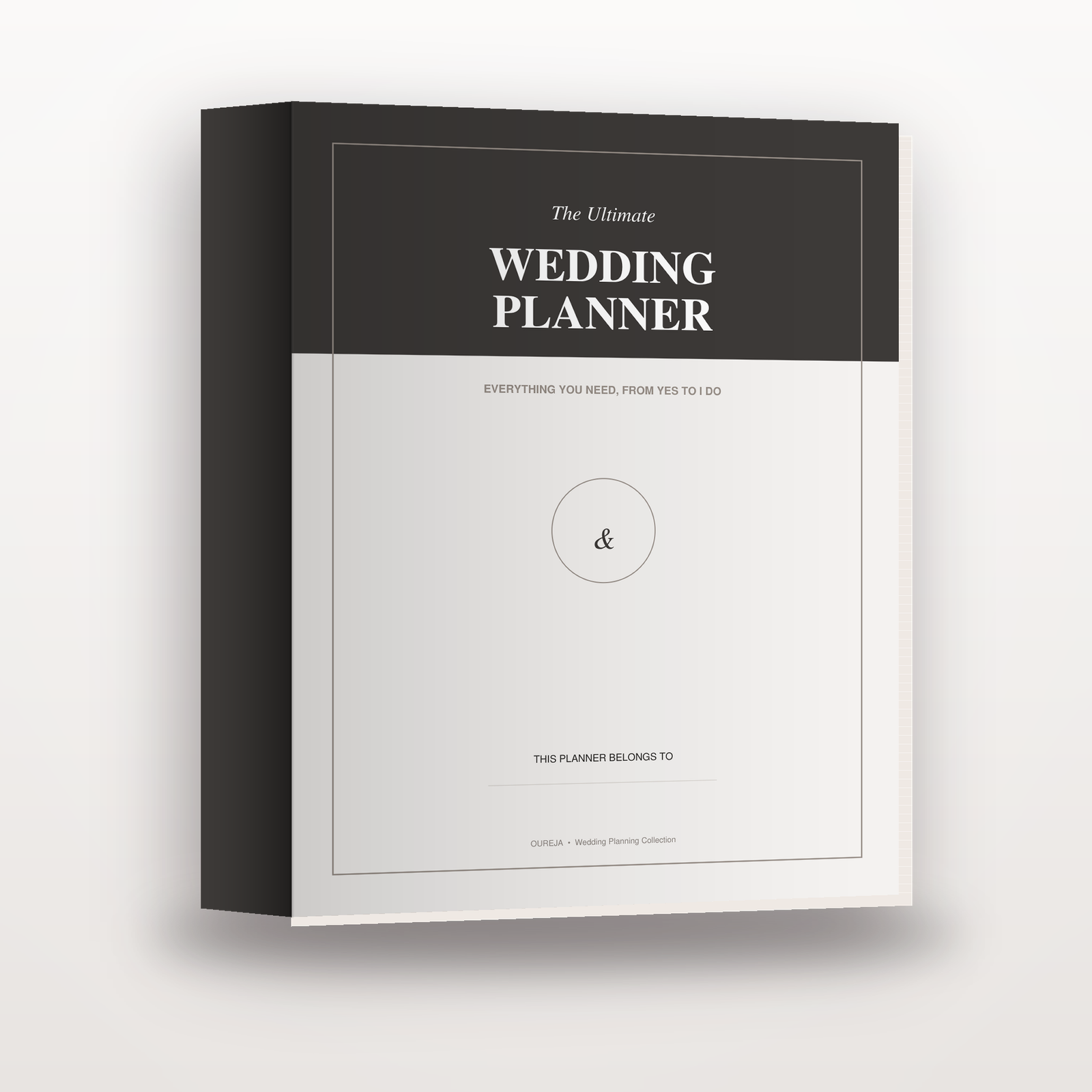Ultimate Wedding Planner binder, Minimalist cover