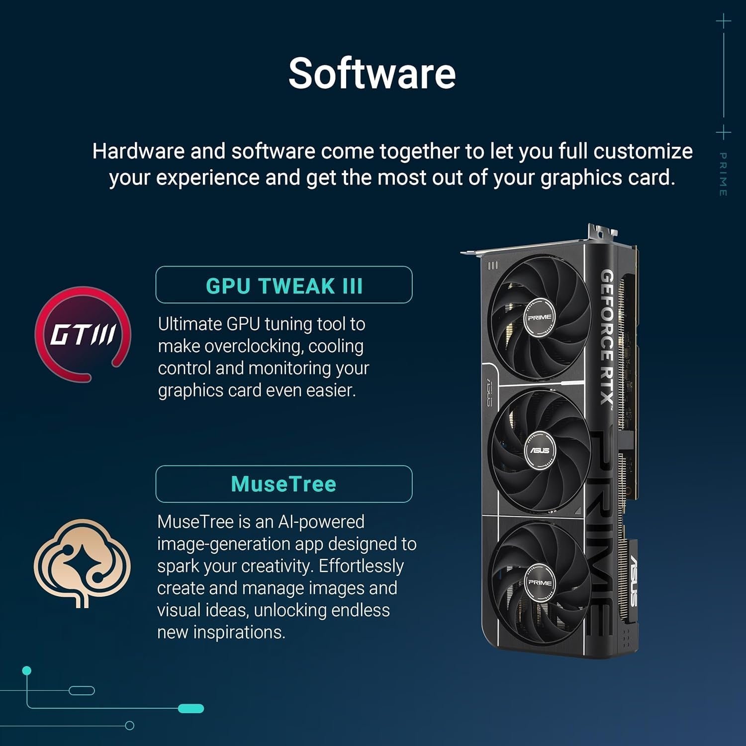 ASUS Prime GeForce RTX 5070 OC Edition 12GB GDDR7 Graphics Card - view 7