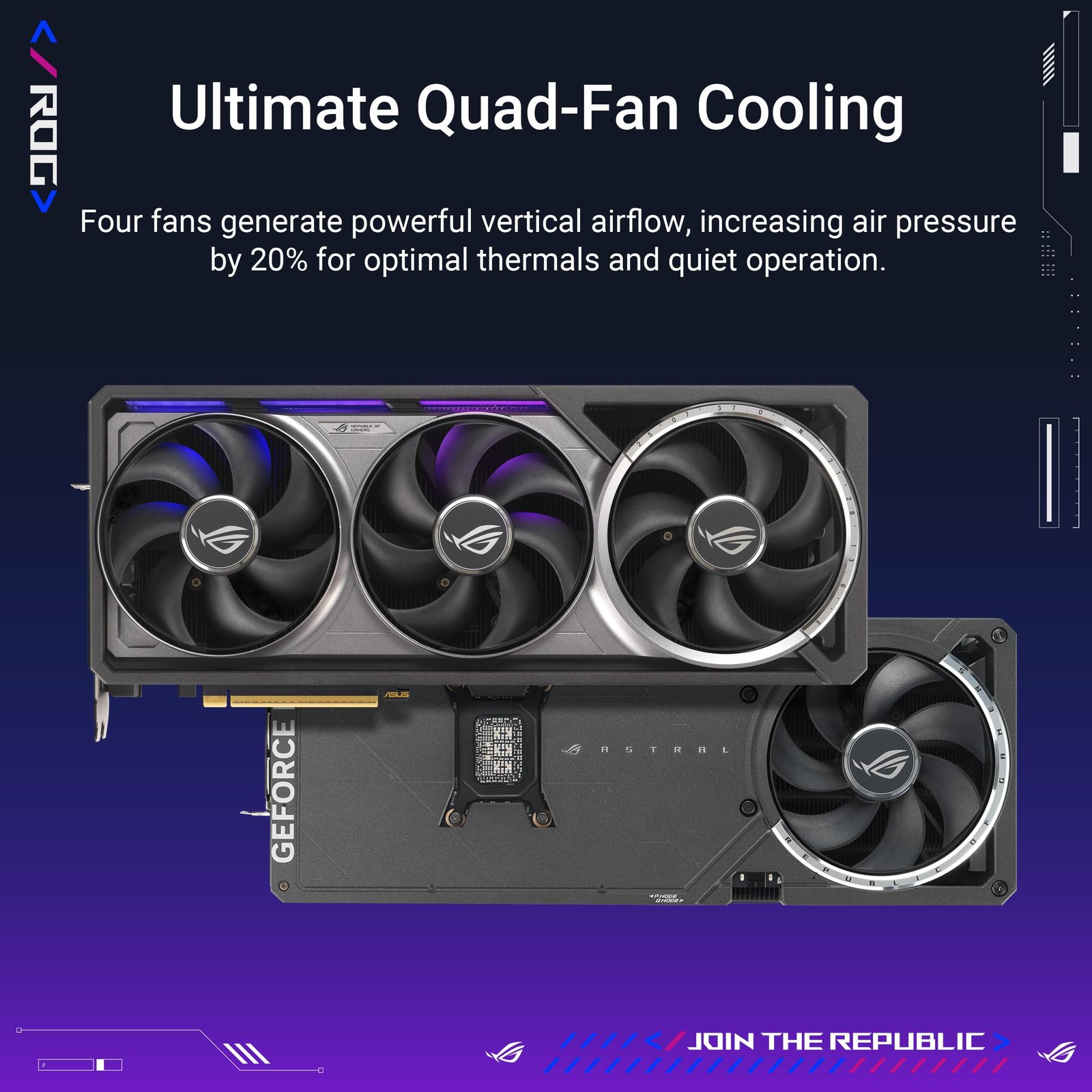 ASUS ROG Astral GeForce RTX 5080 OC Edition 16GB GDDR7 Graphics Card - view 2