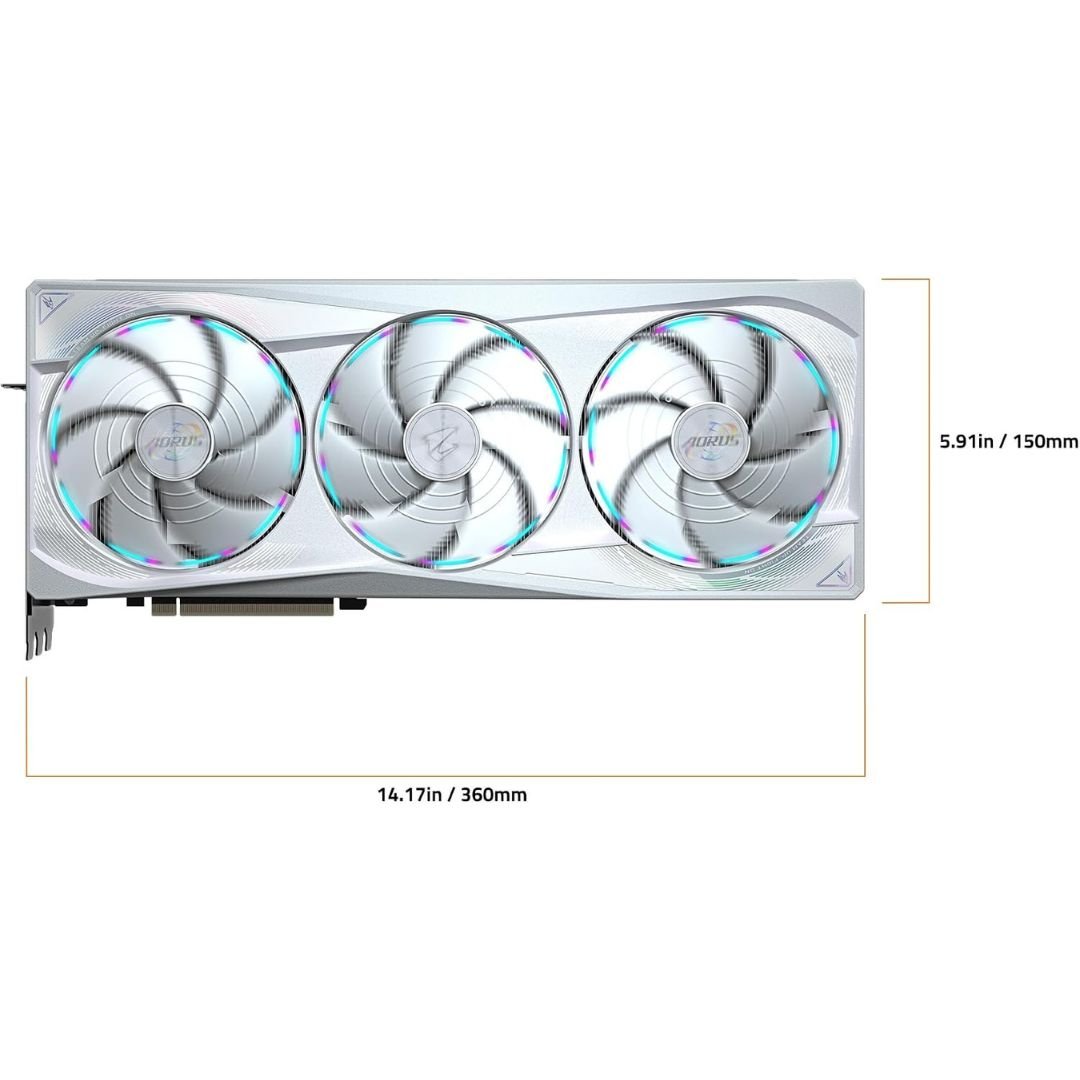 GIGABYTE AORUS GeForce RTX 5090 MASTER ICE 32GB GDDR7 Graphics Card - view 6
