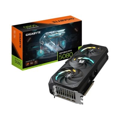 GIGABYTE GeForce RTX 5080 GAMING OC 16G 16GB GDDR7 Graphics Card