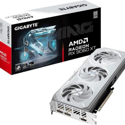 GIGABYTE Radeon RX 9060 XT Gaming OC ICE 16G 16GB GDDR6 Graphics Card