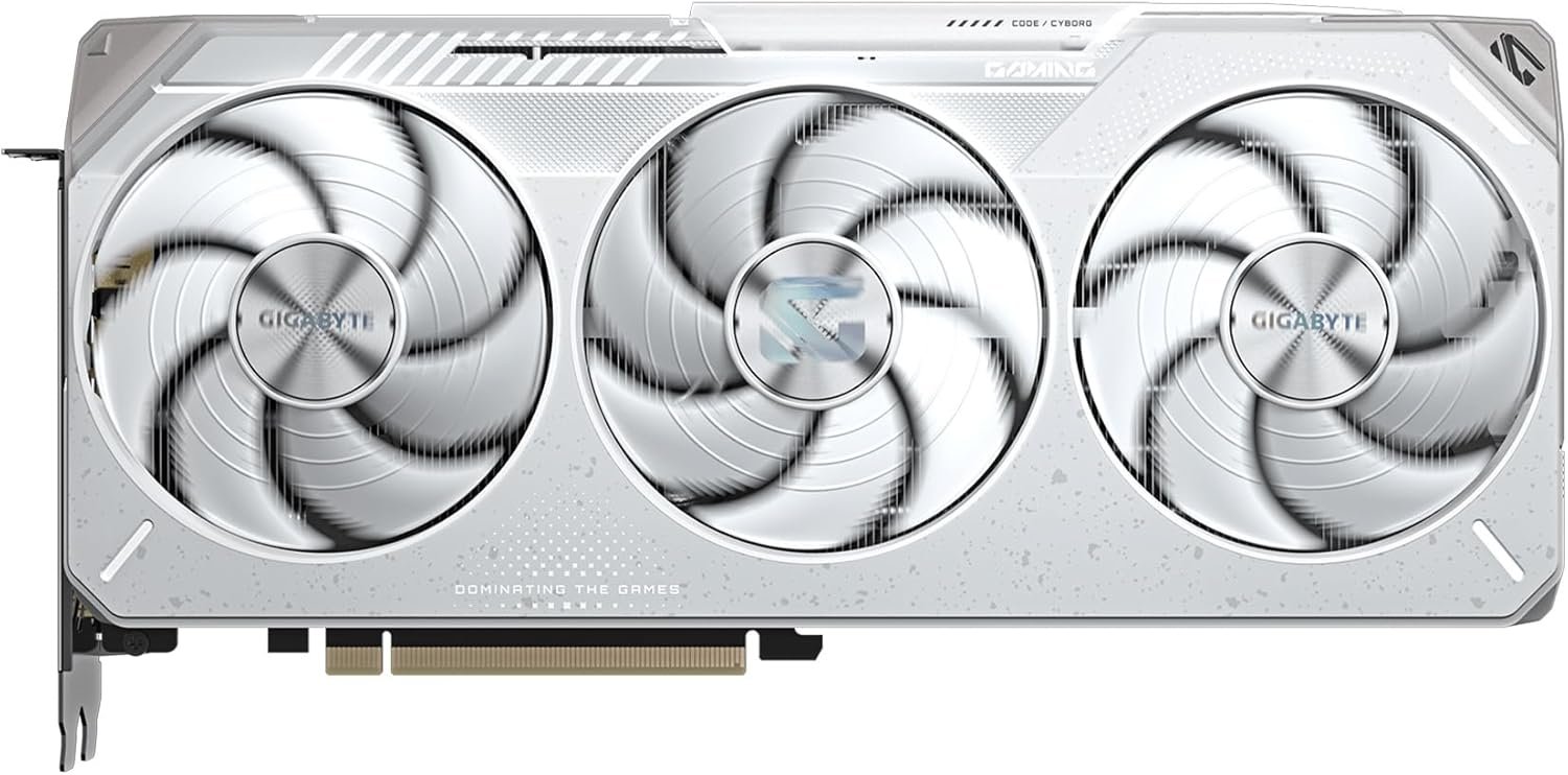 GIGABYTE Radeon RX 9070 XT Gaming OC ICE 16G 16GB GDDR6 Graphics Card - view 7