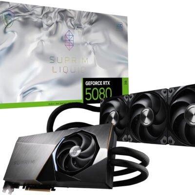 MSI GeForce RTX 5080 16G SUPRIM LIQUID SOC 16GB GDDR7 Graphics Card