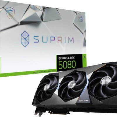 MSI GeForce RTX 5080 16G SUPRIM SOC 16GB GDDR7 Graphics Card