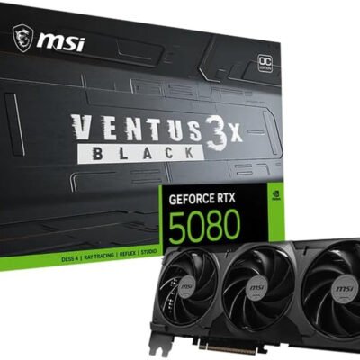 MSI GeForce RTX 5080 16G Ventus 3X OC 16GB GDDR7 Graphics Card