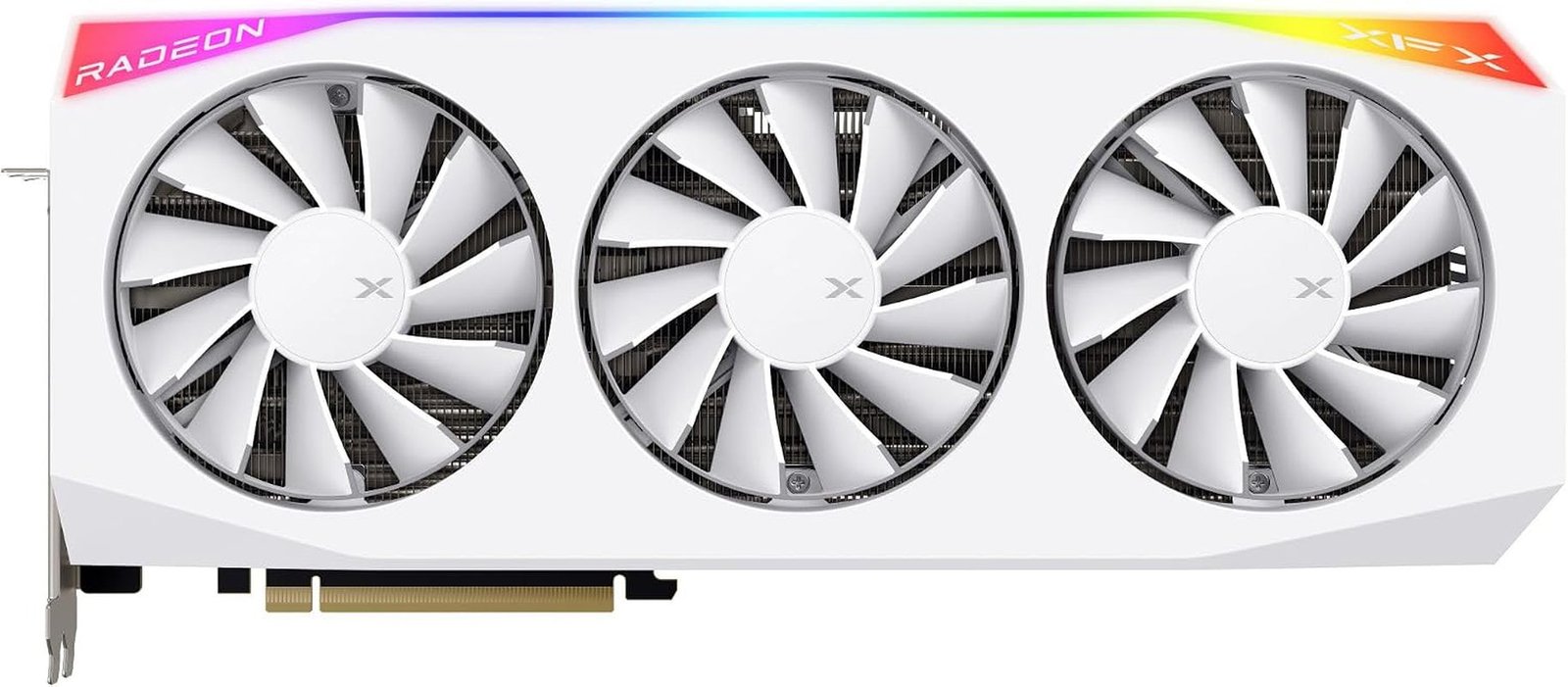 XFX Mercury AMD Radeon RX 9070 XT OC Magnetic Air White Edition 16GB GDDR6 Graphics Card - view 2