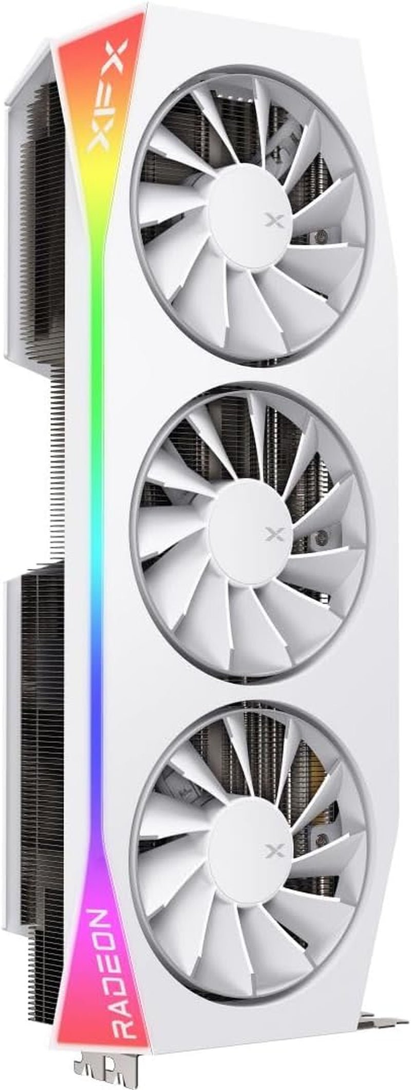 XFX Mercury AMD Radeon RX 9070 XT OC Magnetic Air White Edition 16GB GDDR6 Graphics Card - view 5